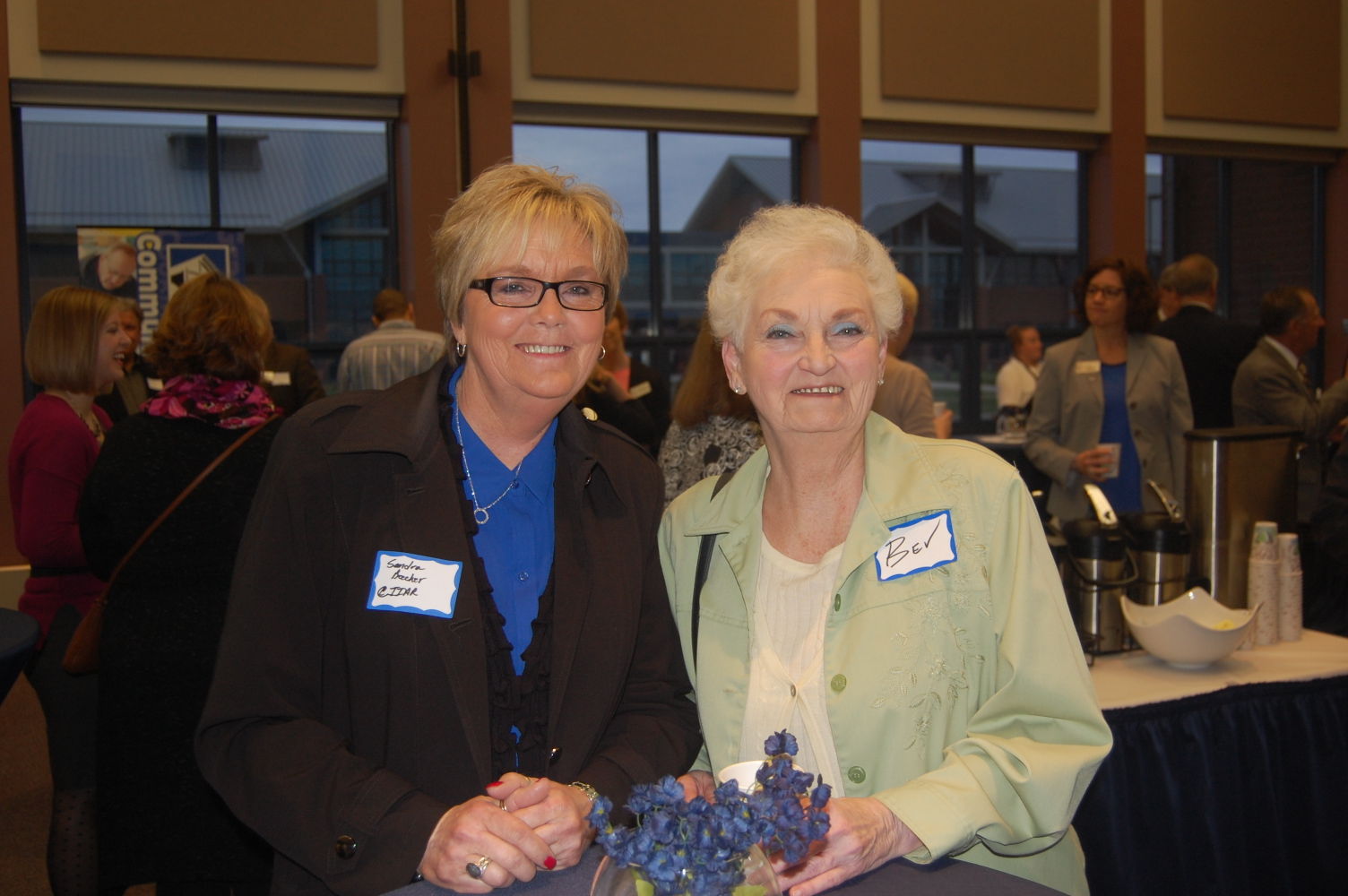 Sandra Beecher, Bev Edgerton